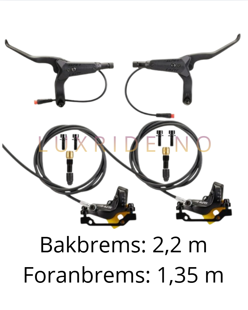 Nutt hydraulisk bremsesett 4 stempel / 4 piston