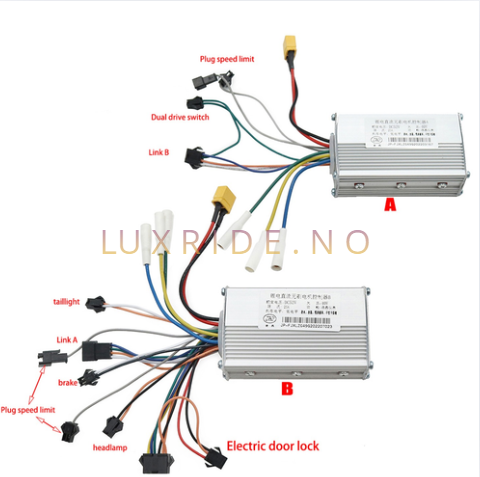 JP kontroller 52V 25A elsparkesykkel | LuxRide