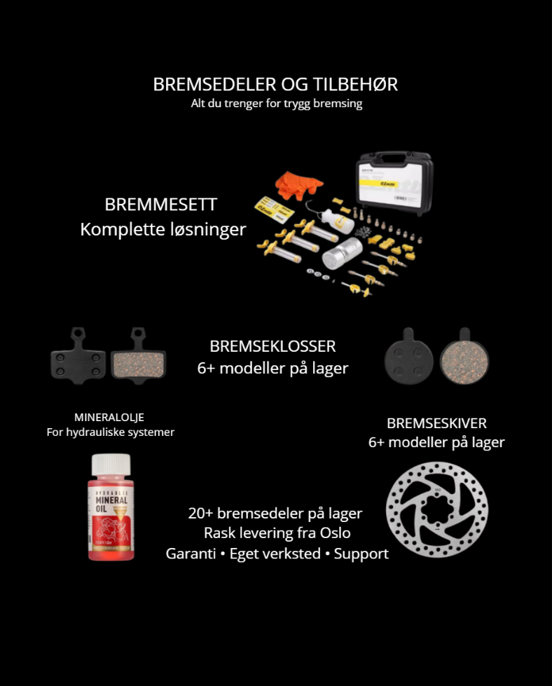 Bremser og tilbehør