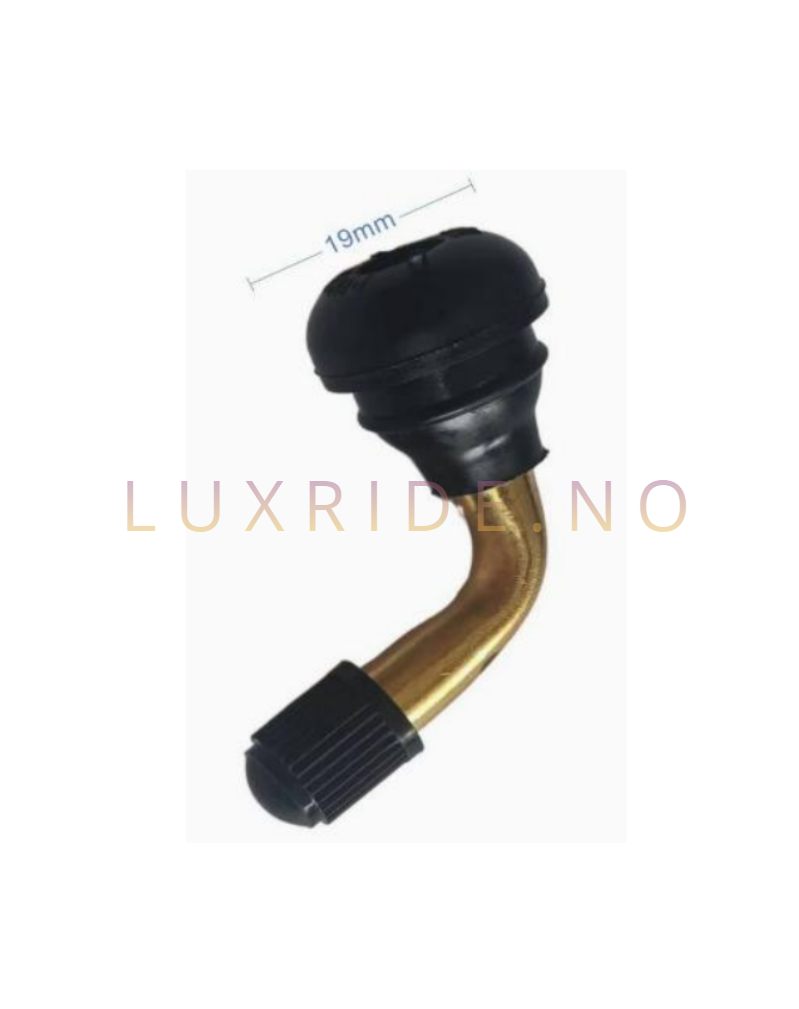 11 tommer tubeless ventil 90° 19mm elsparkesykkel | LuxRide