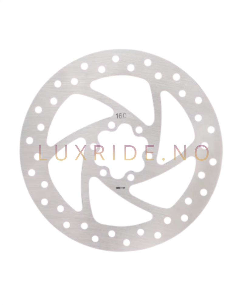 160 mm bremseskive forsterket 3mm elsparkesykkel | LuxRide