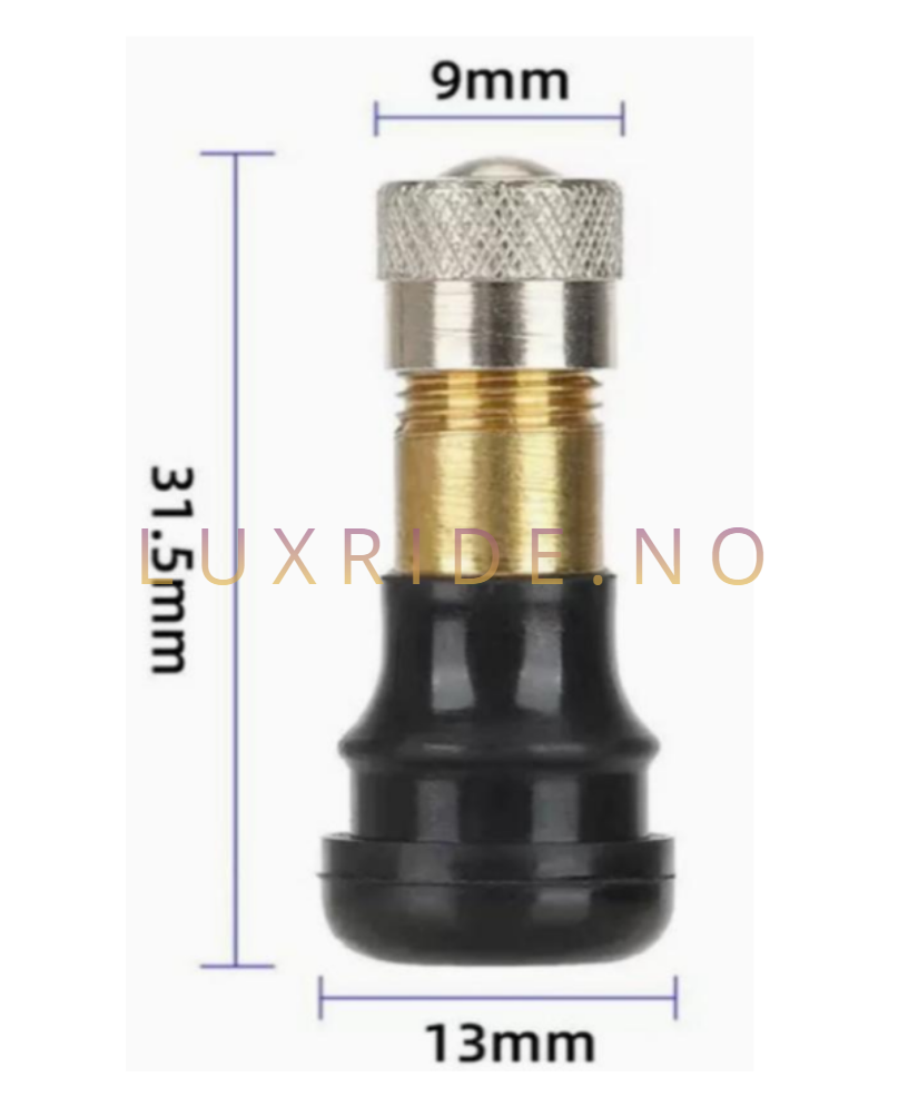Tubeless ventil rett elsparkesykkel | LuxRide