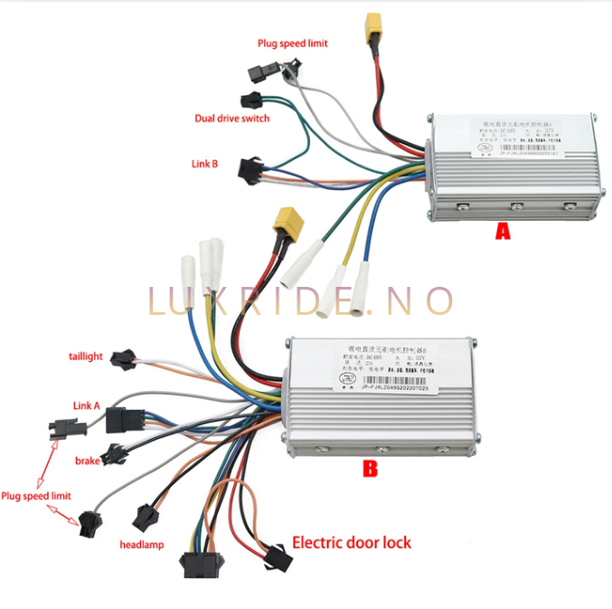 JP hovedkort/kontroller A/B – 48V 25A