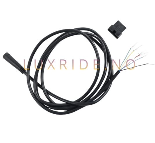 Display / kommunikasjonskabel rund vanntett plugg