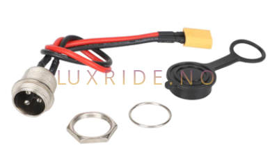 Ladeport GX16 med XT30 batteriplugg