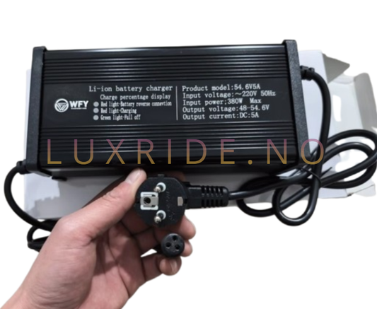 Hurtiglader 48 volt batteri   skriv ned riktig forklaring ved tanken på den volt vissningen