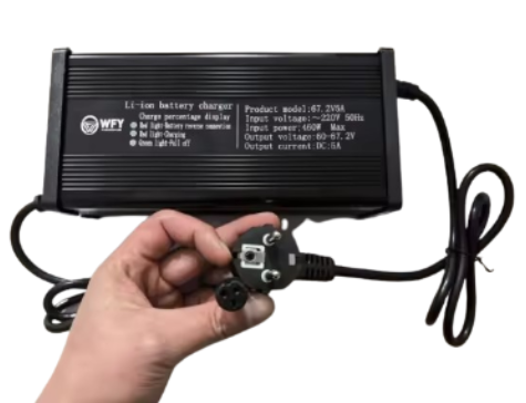 hurtiglader for 60 volt vatteri skriv ned forklaring på nytt med volt tingene.