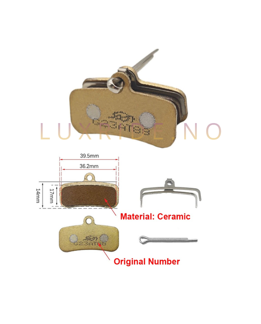 NUTT 4-Piston Bremsekloss Original type 4